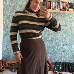 Hugo Boss Wool Orange Turtleneck sweater